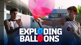  BOOM EXPLODING BALLOONS CHALLENGE WITH JOAO FELIX & JOAO CANCELO  EL CLASICO EDITION