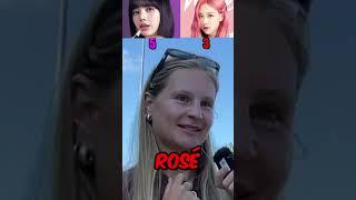 LISA or ROSE? Who is more POPULAR in BLACKPINK? #blackpink #blink #lisa #rosé #rose #kpop #jennie