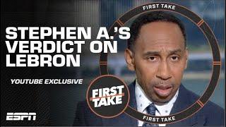 Stephen A. HITS BACK at the LeBron James vs. Michael Jordan debate   First Take YouTube Exclusive