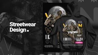 Design Streetwear Vionlin Wings - Tutorial Photoshop CC 2023