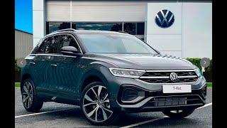 Brand New Volkswagen T-Roc R-Line1.5 TSI Manual Indium Grey  Wrexham Volkswagen