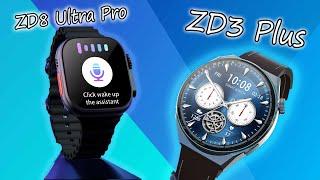 Распаковка Смарт часы ZD8 Ultra Pro и Zordai ZD3 Plus