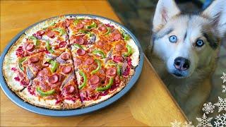 DIY PIZZA FOR DOGS  Dog friendly Pizza  DIY Dog Treats  Snow Dogs Snacks 66