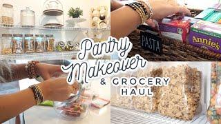 PANTRY ORGANIZATION AND GROCERY HAUL  PANTRY MAKEOVER