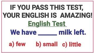 English Grammar Test ️ If you pass test your English is amazing