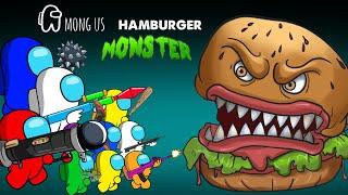 어몽어스 VS Hamburger Monster  Top Among Us Zombies 2023  AMONG US ANIMATION