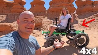 THE BIG RIG Worlds Lightest 4WD Off Road Wheelchair