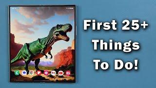 Samsung Galaxy Z Fold 6 - First 25+ Things To Do Tips & Tricks