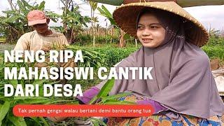 Indonesian Girl Rural Life. Suasana Pedesaan Pesona Gadis Desa  Cantik & Rajin \