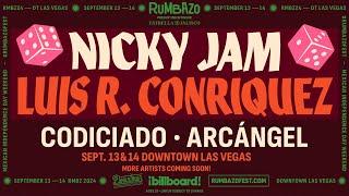 Nicky Jam Arcángel Luis R Conriquez & More Set To Headline RUMBAZO 2024  Billboard News