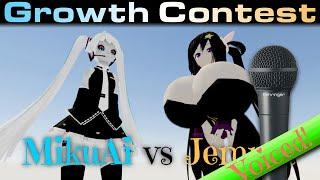 Sizebox Giantess Growth Contest - Miku VS Jemma VOICED