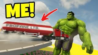 Boosted Cars vs THE HULK - Teardown Gameplay