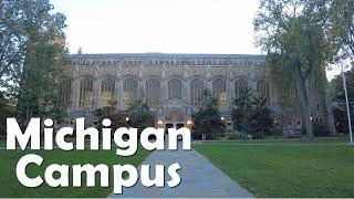 University of Michigan  UMich  4K Campus Walking Tour