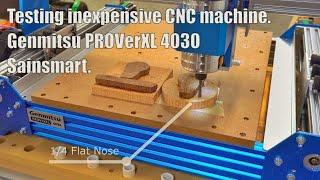 Testing inexpensive CNC machine Genmitsu PROVerXL 4030  Sainsmart. Is it possible to make inlay?