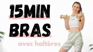 15min  Bras  Et  Epaules  Avec  Haltères - Exercices pour muscler et tonifier les bras a la maison