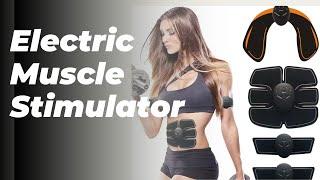 How to use Electric Muscle Stimulator EMS Wireless Buttocks Hip Trainer Abdominal ABS Stimulator Fit