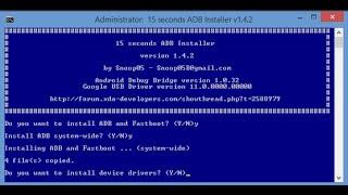 15 second ADB Installer XDA