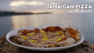 ITALIAN JAMAICAN PIZZA BY ITALIAN CHEF ON THE BEACH ACKEE & LOBSTER