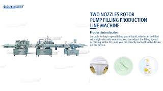 User Manual-2 heads rotor pump filling capping labeling machine for bucket