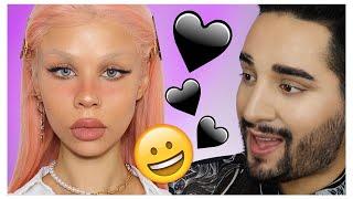 SNITCHERY   Pro MUA reacts #MAKEUP