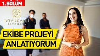 Ustalarımıza projeyi anlatıyorum. Şantiyeye nasıl başlıyoruz? Deniz manzaralı daire Büyükyalı B blok