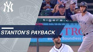 Giancarlo Stanton gets revenge on Mike Fiers