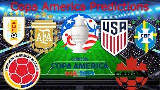 My 2024 Copa America Predictions