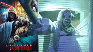 Jimmy Fallons Haunted House Walkthrough  TONIGHTMARES a NEW Haunted Attraction in New York 2024