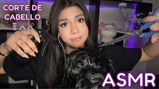 ASMR SPA español  TE HAGO UN CORTE DE CABELLO  MASAJE craneal SUPER relajante peluquería