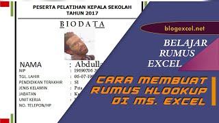 Cara Membuat Rumus Hlookup di Excel
