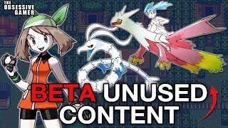 Beta Unused Content of Pokemon Ruby & Sapphire + Emerald  Cut Content