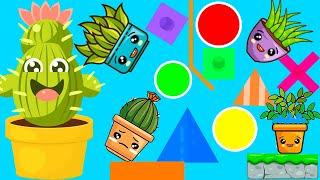 Juegos para Niños - Happy Plants episodio Niveles 1-60 - Pelotitas Animadas Infantiles