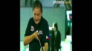 EFREN REYES FANTASTIC TACTICAL CUSHION KICK SHOT  #shorts #pool #billiards