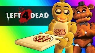 Five Nights At Freddys Vs. Minecraft Left 4 Dead 2 Funny Moments and Mods