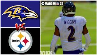 Ravens vs Steelers Week 11 Simulation madden 25 Rosters