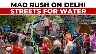 Acute Water Crisis In National Capital Delhi Kejriwal Govt Passes Buck Blames Haryana