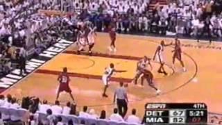 Jason Williams Hits 10 Consecutive Shots Leads Heat to Finals