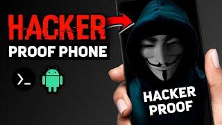 I made a HACKER PROOF Phone  With Bash Scripting