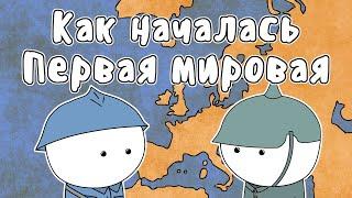 ПЕРВАЯ МИРОВАЯ ВОЙНА - МУДРЕНЫЧ причины сараевское убийство история на пальцах