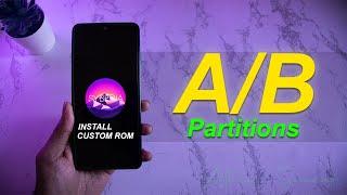 How to FLASH CUSTOM ROM on AB Partition  Easiest Way with no Errors