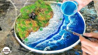 Ocean Epoxy Table  Wood and Woodworking Projects \ Resin Art