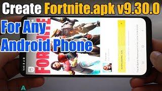 How To Create Fortnite.apkV9.30.0 Install Any Android Phone