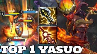 Wild Rift Yasuo - Top 1 Yasuo Gameplay Rank Challenger