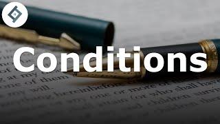 Conditions  Contract Law