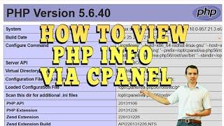 HOW TO FIND PHP INFORMATION THROUGH CPANEL INTERFACE? EASY GUIDE️