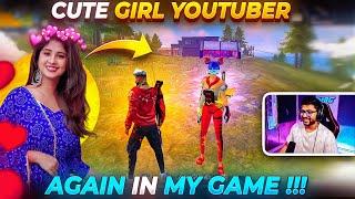 V-Badge Girl Youtuber Kattys Kingdom Again In My Game ️ - Free Fire Telugu - Munna Bhai Gaming