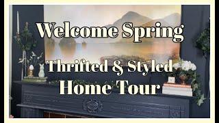 Welcome Spring   Thrifted & Styled Home Tour #decor #spring #frenchcountry #handmade #makeover