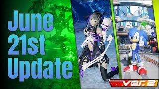 Sonic Celebration New Difficult Boss and More  June 21st Update  PSO2NGS