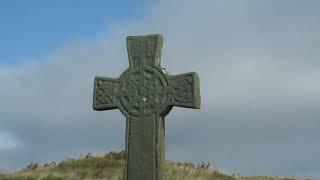 The late medieval Small Cross or Thiefs Cross Kildalton Old Church Islay Argyll Scotland 8.9.24