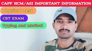 BSF HCMASI STENO PHYSICAL CBT TYPING AND MEDICAL ALL INFORMATION  kya typing m backspace allow ?